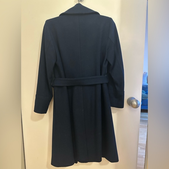 Reiss Teal Belted Coat - Picture 5 of 6